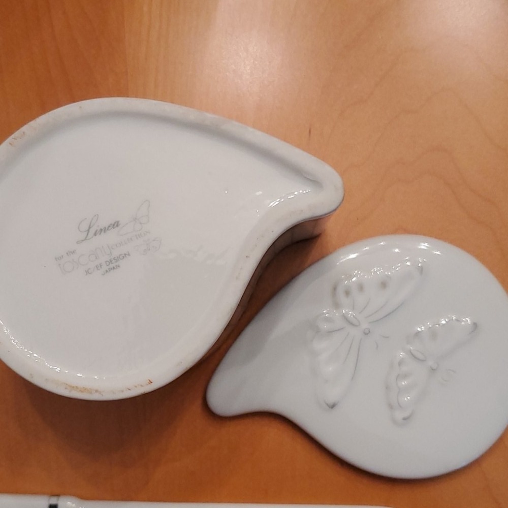 Linea Porcelain Desk Set - Picture 4 of 7